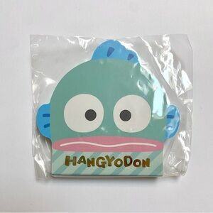 Sanrio Hangyodon Die Cut Memo Pad Kawaii Note Pad Cute Face